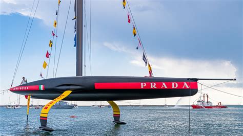 la barca di prada|È nata la nuova Luna Rossa .